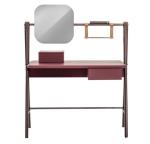 Italy design of Dresser with Mirror by Oak wood table in Pure painting and Smart