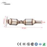 Motorcycles Catalytic Converter Steel High flow and precise design