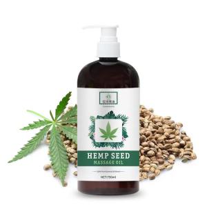 Wholesale 750ML Massage Essential OIls Hemp Seed Essential Oils For Skin Detoxifying from china suppliers