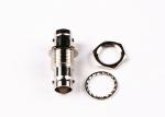 Nickel Plated Coax BNC Connectors Straight Bulkhead Crimp Electrical RF