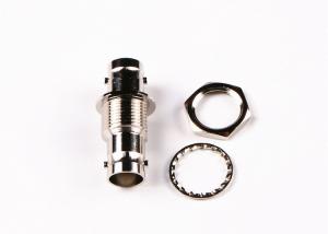 Wholesale Nickel Plated Coax BNC Connectors Straight Bulkhead Crimp Electrical RF Connector from china suppliers