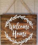 Lightweight Home Wooden Wall Plaques , Wood Wall Art Quotes Easy Maintenance