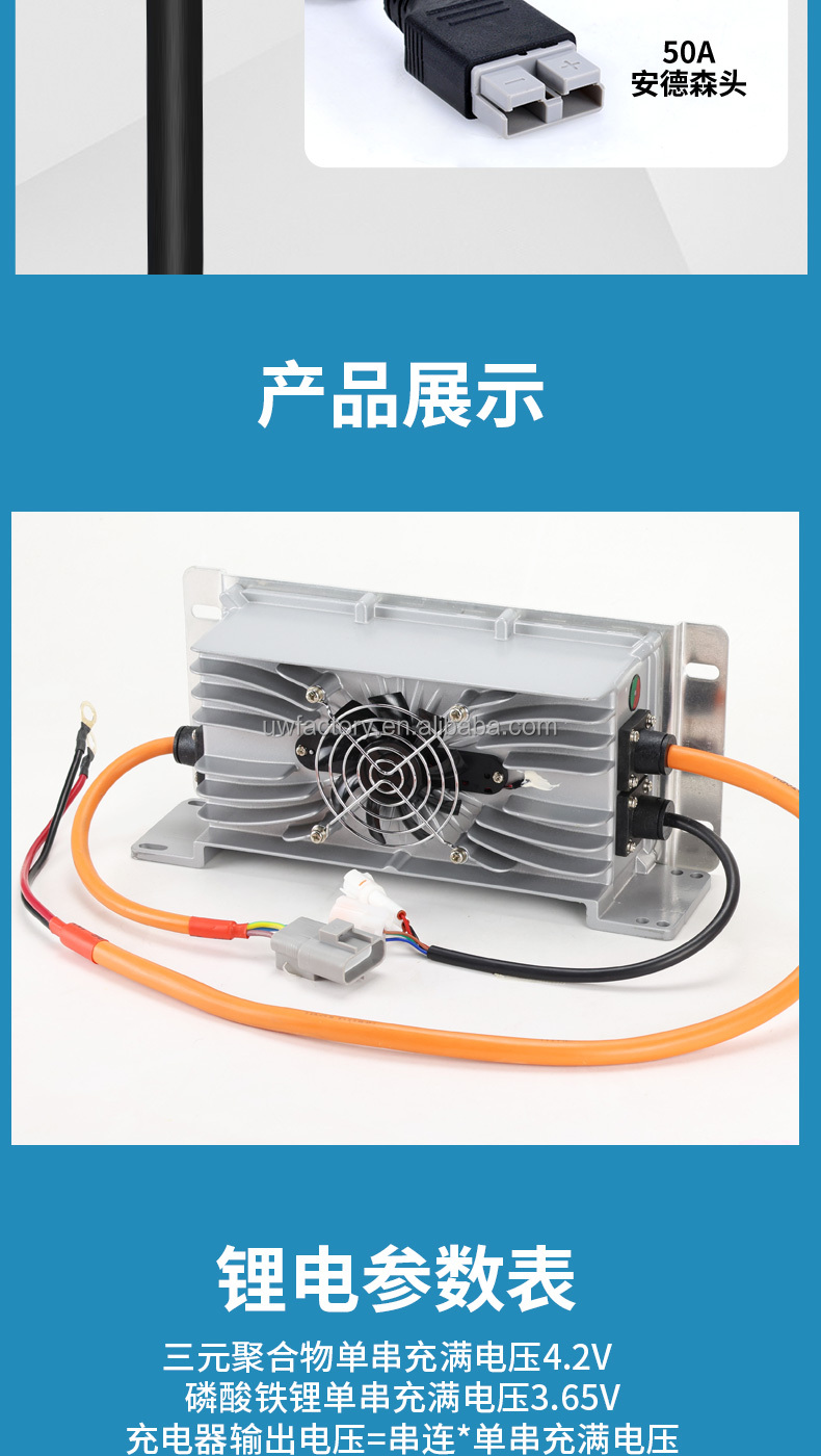 96V 10A IP67 84V 12A 72V 15A 60V 20A 48V 25A 36V 24V 30A Lead Acid LiFePO4 Lithium ion Battery Charger with OLP Protection