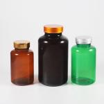 Highly Customized Luxury Black Frost Pill Bottle Capsule Bottle Green Plastic