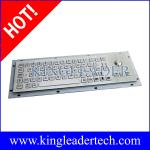 Rugged Waterproof Industrial Computer Keyboard In Metal With Integrated