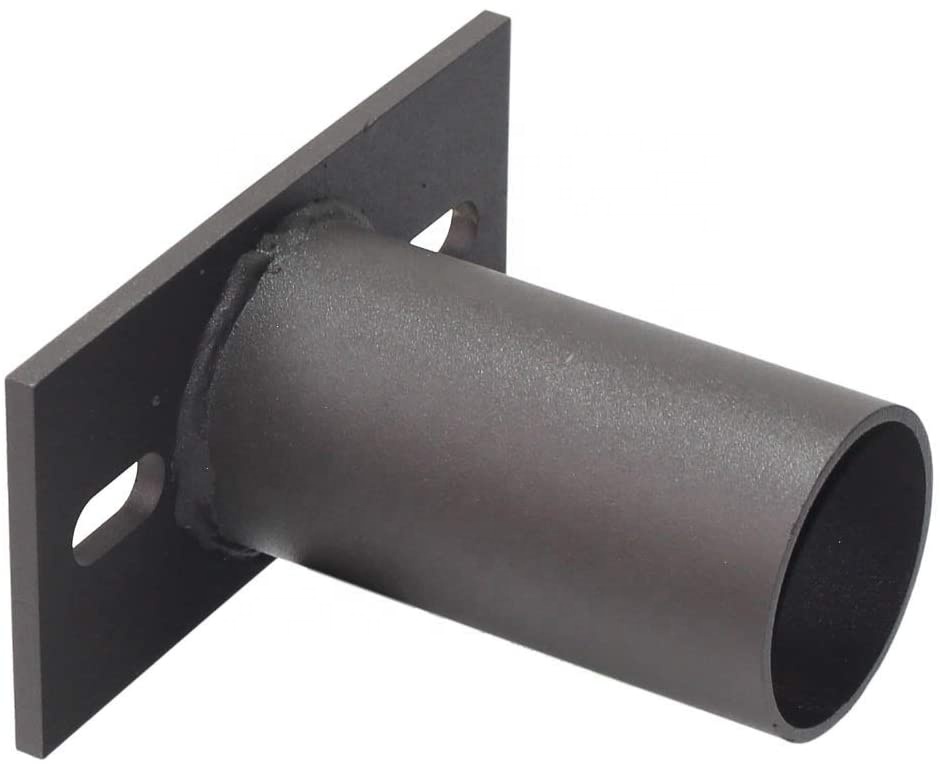 Anodized 90 Degree L-Shape Square Pole Top Bracket for LED Shoebox Parking Lot Light Pole