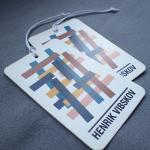 Light weight 350G White Paper 0.6mm Garment Swing Tags