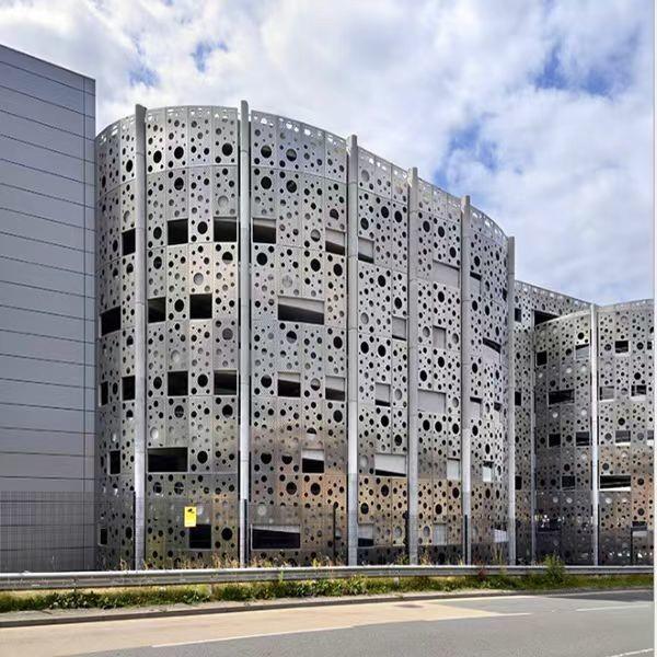 Modern Rectangle Aluminum Curtain Wall Long lasting Durable Design with Custom