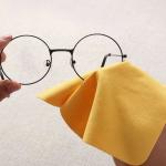 Custom Cute Anti Fog Lens Cloth Eyeglass Microfiber Cloth 140gsm To 300gsm