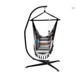 300LBS Capacity Hammock Stand Solid and Sturdy C-Stand for Patio Hammock Chair