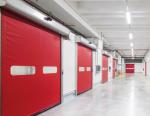 Wind Resistance High Speed Spiral Door 0.8m/S Hot Spiral Thermal Insulation