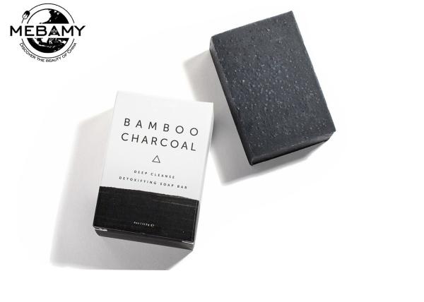Black Activated Bamboo Charcoal Natural Handcrafted Soap Deep Cleanse Detoxifyin