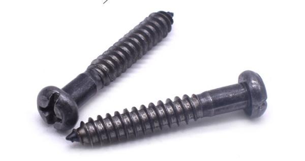 Black Oxide Steel Combination Slotted/Phillips Drive Pan Head Self Tapping