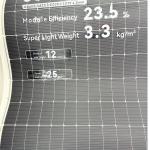 23.8% Efficiency Lightweigh Portabie Crystalline Silicon Flexible 580W Soft