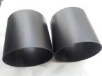 Large Diameter 120mm 150mm Carbon Fiber Tube With 3K Weave