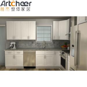 Wholesale Affordable Flat Pack Kitchen Cabinet with HPL/HPDL Door Material and Customized Design from china suppliers