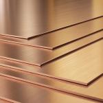 99% Cu Grade Copper Plate in 0.5mm Thickness for One Ton Minimum Purchase