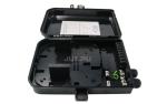 wall Black Outdoor Fiber Optic Distribution Box IP65 witj sc adapter