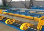 Stainless Steel Wire Automatic Fencing Machine , Diamond Mesh Wire Making