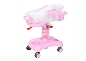 Wholesale Luxurious Hospital Baby Cot , Hospital Baby Bassinet ABS Height Adjustable from china suppliers