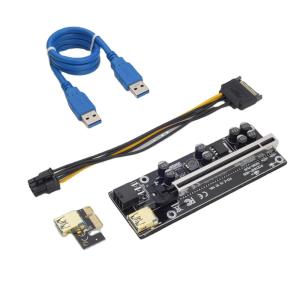 China High Quality PCI Express X16 Pci E 009S Plus pcie riser with USB3.0 Cable on sale