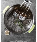 609g Factory direct custom luxury mini wine ice bucket tubs for beer thickened
