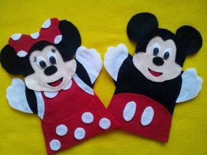 Wholesale Mickey Mouse Minnie Mouse Plush Finger Puppets Felt For Promotion Gifts from china suppliers