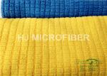 Yellow Scratch Free Micro Cleaning Cloth Swirl Free / Drying Microfiber Towels