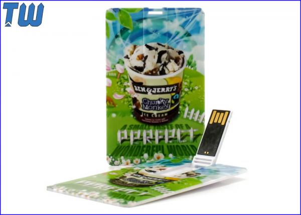 Quality Classic Credit Card USB 4GB Thumb Drive Disk Any Logo Printing for sale