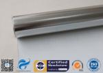 Fire Resistant Silver Coated Fabric Aluminium Foil Fibreglass Cloth 480gsm 0