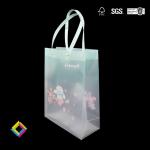 Custom Paper Bags Window Rose Bouquet Flower Hand Bags Gift Packaging With PVC