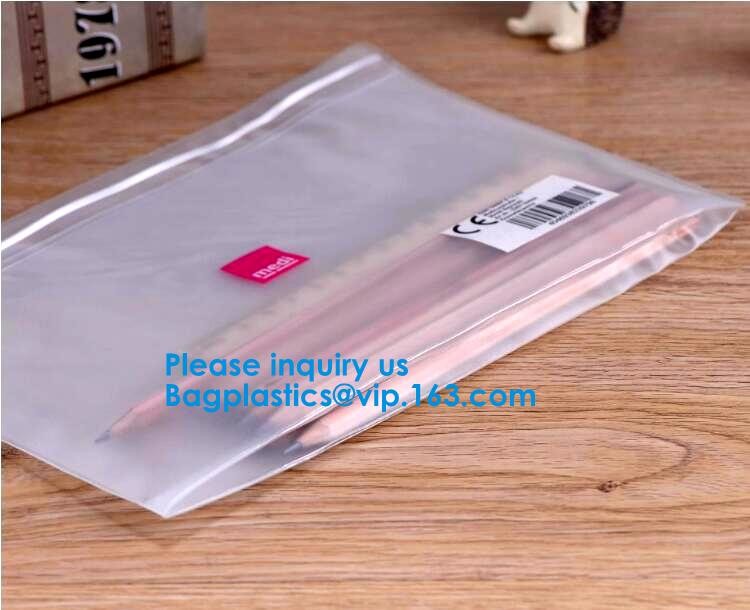 A4 Clear Pvc Zipper File Bag A5 Clear Pvc Document Bag With Red Zipper B5 Pvc Envelope Bag With Card Pouch