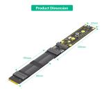 M.2 NGFF Key M NVMe SSD Extension Cable Extender PCIe3.0 X4 Full Speed High