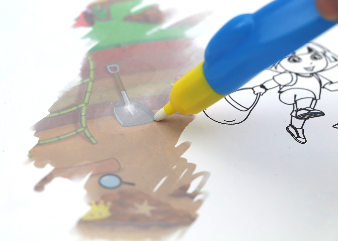 Magic Ink Coloring Book Printing , Preschool Coloring Pages / Sheets