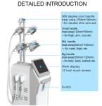 1600w 5 Handles Cryolipolysis Slimming Machine 360 Degree Cryo Shape Machine
