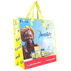 Wholesale Customized Laminated Woven Bags With Woven Handle Waterproof Laminated Polypropylene Bags from china suppliers