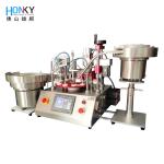 Desktop Automatic Small Reagent Bottle Filling And Capping Machine 50BPM For Bio
