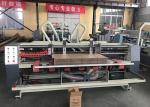 Steel Carton Folder Gluer Machine , Electric Driven Carton Box Forming Machine