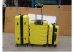 Colorful Carry On ABS Trolley Luggage Zipper Framed Waterproof With Iron Trolley