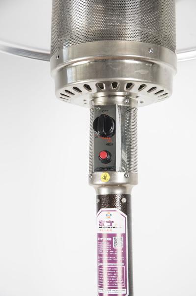 Large Warming Area Round Patio Heater Modern Outdoor Heater With Piezo