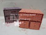 rattan basket rattan furniture bookshelf drawer rattan storage holder rack layer