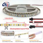12v24v 8mm 6500K White Electroplate Flexible SMD2835 Led Strip Light for Your