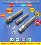 Metal EMC (EMI, EMV) Cable Gland, IP68 Watertight Brass PG Cable Gland Connector