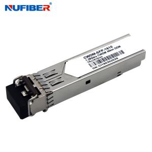 Wholesale 80km 1.25G CWDM SFP Module Transceiver 1270nm-1610nm Duplex LC SM from china suppliers