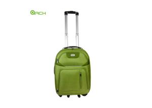 Wholesale 1680D Imitation Nylon Checked Luggage with Spinner Wheels and Three Front Pockets from china suppliers