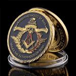 Stainless Steel Custom Made Military Challenge Coins ODM 2.25" 3"