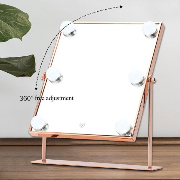 Processing customization Yes Full Wall Light Bulb Makeup Mirror for Hair Salon Vanity