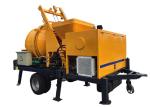 Remote Control Diesel Concrete Pump Mobile , Truck Mounted Cement Mixer Pump