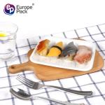 Customized Disposable plastic cornstarch compostable meat trays/food tray/fruit