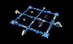 74X66 Meter Aqua Park For Waterfront Inflatable Water Park Island With Slide